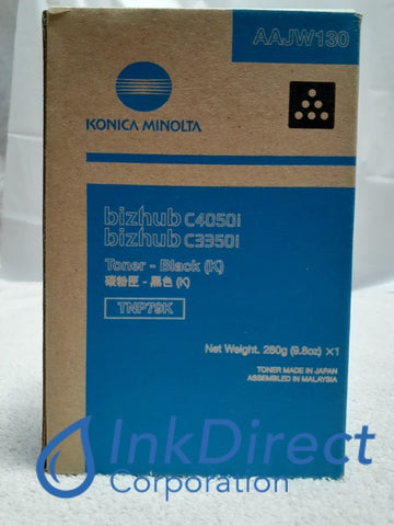 Genuine Konica Minolta AAJW130 TNP79K Toner Cartridge Black BizHub C3350i C4050i Toner Cartridge , Konica Minolta   - Multi Function  BizHub C3350i,  C4050i