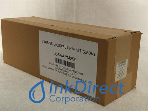 Genuine Konica Minolta D56AAPM250 D56AA-PM250 950563 950-563 PM Kit 250K Maintenance Kit Maintenance Kit , Konica-Minolta - Copier Digital 7155, 7165, DI 551, 650, - Laser Printer Force 65,