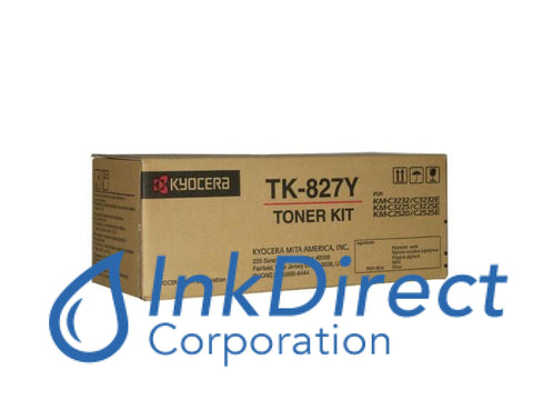 Genuine Kyocera Mita 1T02Fzaus0 Tk-827Y Tk827Y Toner Cartridge Yellow