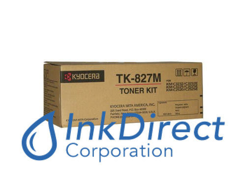 Genuine Kyocera Mita 1T02Fzbus0 Tk-827M Tk827M Toner Cartridge Magenta