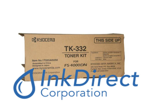 Genuine Kyocera Mita 1T02Ga0Us0 Tk-332 Tk332 Toner Cartridge Black