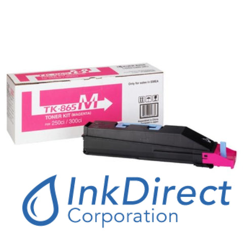 Genuine Kyocera Mita 1T02Jzbeu0 Tk-865M Tk865M ( Tk867M ) Toner Cartridge Magenta