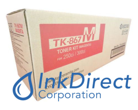 Genuine Kyocera Mita 1T02Jzbus0 Tk-867M Tk867M ( Tk865M ) Toner Cartridge Magenta