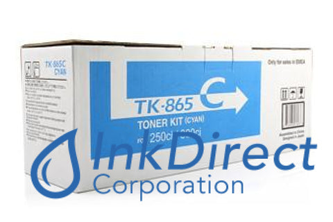 Genuine Kyocera Mita 1T02Jzceu0 Tk-865C Tk865C ( Tk867C ) Toner Cartridge Cyan