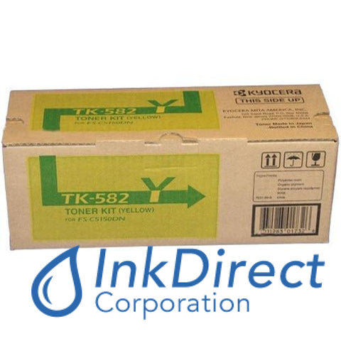 Genuine Kyocera Mita 1T02Ktaus0 Tk-582Y Tk582Y Toner Cartridge Yellow