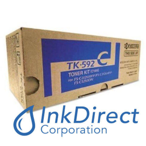 Genuine Kyocera Mita 1T02Kvcus0 Tk-592C Tk592C Toner Cartridge Cyan