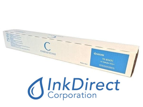 Genuine Kyocera Mita 1T02L7Cus0 Tk-8347C Tk8347C Toner Cartridge Cyan Toner Cartridge