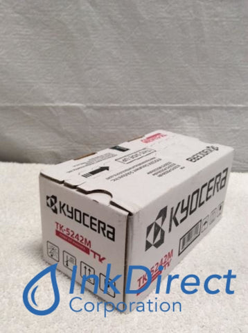 Genuine Kyocera Mita 1T02R7BUS0 TK-5242M TK5242M Toner Cartridge Magenta EcoSys M5026cdw M5526cdw Toner Cartridge , Kyocera Mita   - Multi Function  EcoSys M5026cdw,  M5526cdw,