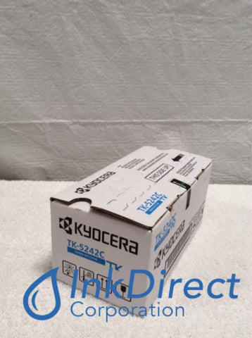 Genuine Kyocera Mita 1T02R7CUS0 TK-5242C TK5242C Toner Cartridge Cyan EcoSys M5026cdw M5526cdw Toner Cartridge , Kyocera Mita   - Multi Function  EcoSys M5026cdw,  M5526cdw,