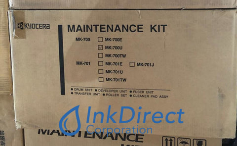 Genuine Kyocera Mita 302BK82010 2BK82010 MK-700 MK700 Maintenance Kit Black Maintenance Kit , Kyocera-Mita - Laser Printer FS 9100DN, 9120DN, 9500DN, 9520DN,