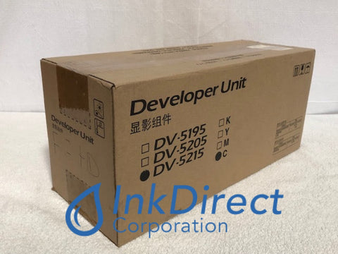 Genuine Kyocera Mita 302R693061 302R693060 DV-5215C DV5215C Developer Unit Assembly Cyan TASKalfa 406ci Toner Cartridge , Copy Star   - Multi Function  CS 406ci,  Kyocera Mita   - Color MFP  TASKalfa 406ci,