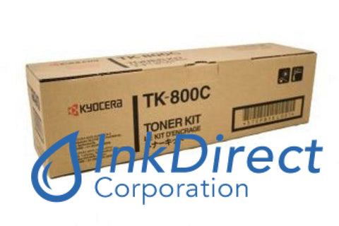 Genuine Kyocera Mita 370Pb5Kl Tk-800C Tk800C Toner Kit Cyan