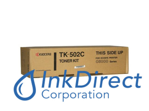 Genuine Kyocera Mita 370Pd5Km Tk-502C Tk502C Toner Kit Cyan
