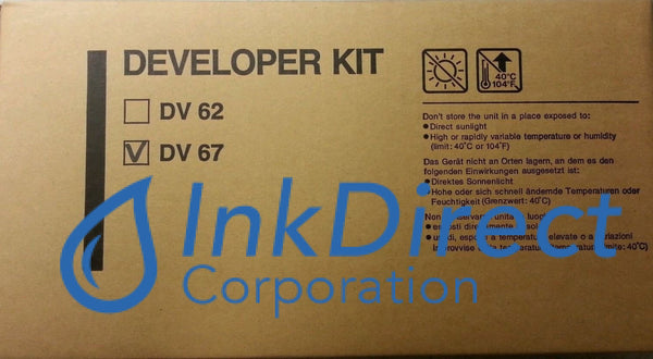 Genuine Kyocera Mita 5PLPXZLAPKX DV-67 DV67 Developer Kit Black – Ink ...