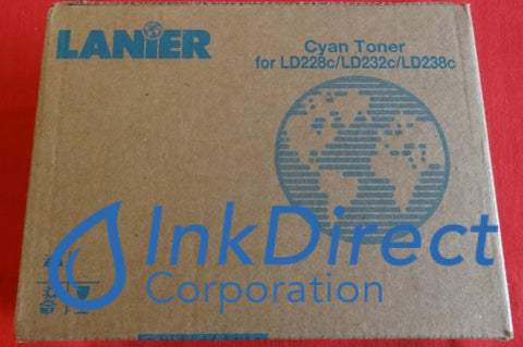 Genuine Lanier 4800201 480-0201 888258 Type P1 Toner Cartridge Cyan , Gestetner   - Copier Digital  DSC 332,  338,  Lanier   - Fax Laser  LD 232C,  238C,  Ricoh   - Multi Function  AFICIO 2228,  2228C,  2232,  2232C,  2238,  2238C,  Savin   - Copier  C 2820,  3828,   - Multi Function C  3224,