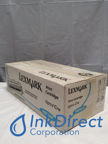 Genuine Lexmark 10E0040 Print Cartridge Cyan C710 Print Cartridge , Lexmark - Laser Printer Optra C710, Ink Direct Corporation