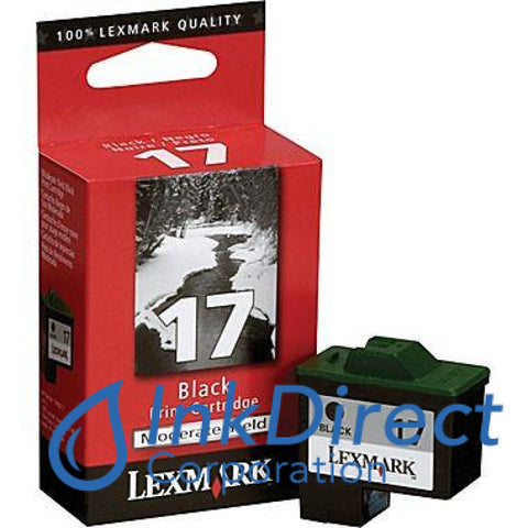 Genuine Lexmark 10N0217 Lex 17 Moderate Yield Ink Jet Cartridge Black