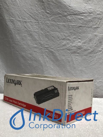 Genuine Lexmark 10S0150 Print Cartridge Black E210 Print Cartridge , Lexmark - Laser Printer E210, Ink Direct Corporation