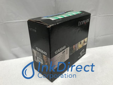Genuine Lexmark 12A5849 Return Program Print Cartridge Black Optra T610 T610N T612 T612N T614 T614N T614NL T616 T616N Print Cartridge