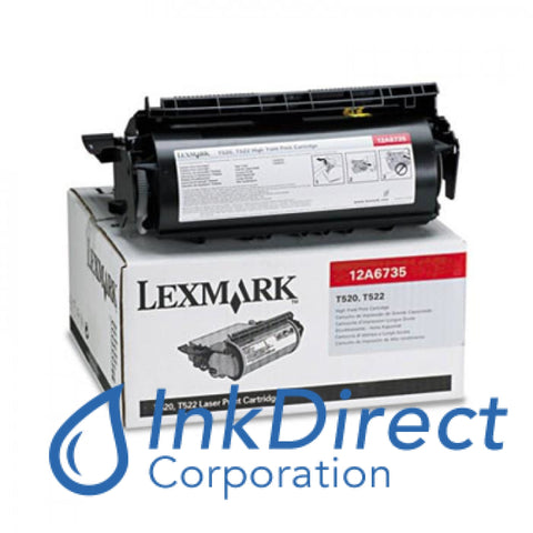 Genuine Lexmark 12A6735 Print Cartridge Black