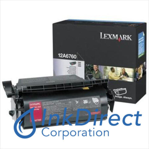 Genuine Lexmark 12A6760 Print Cartridge Black