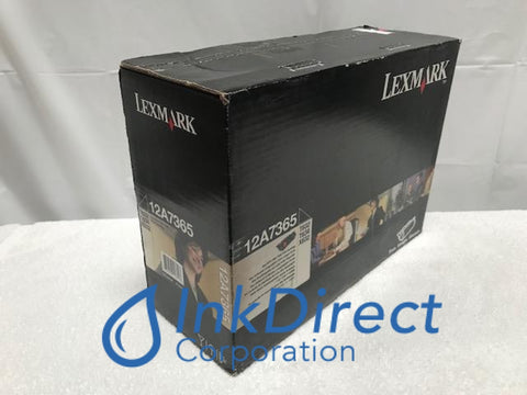 Genuine Lexmark 12A7365 Print Cartridge Black T632 T632DTN T632DTNF T632N T632TN T634 T634DTN T634DTNF T634N T634TN - MultiFunction X632