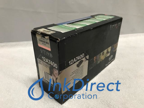 Genuine Lexmark 12A7400 Return Program Print Cartridge Black , Laser Printer E321, E321T, E323, E323N, E323T, Ink Direct Corporation