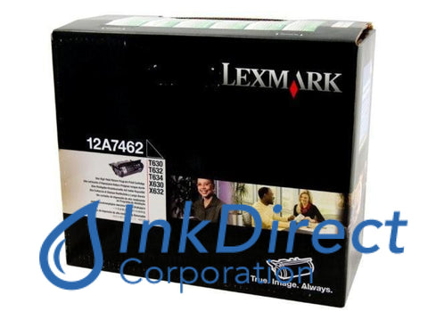 Genuine Lexmark 12A7462 Return Program Print Cartridge Black