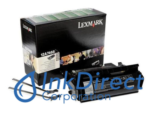 Genuine Lexmark 12A7468 Return Program Print Cartridge Black