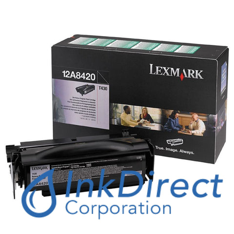 Genuine Lexmark 12A8420 Return Program Print Cartridge Black