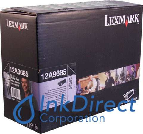 Genuine Lexmark 12A9685 Return Program Print Cartridge Black