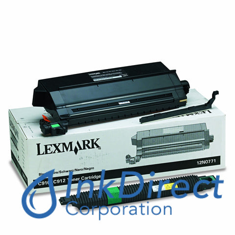 Genuine Lexmark 12N0771 Toner Cartridge Black