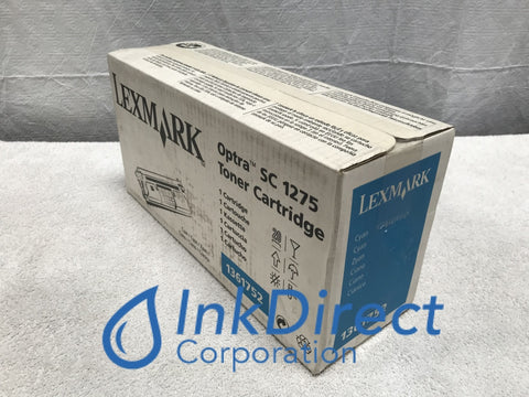 Genuine Lexmark 1361752 Toner Cartridge Cyan 5040 1275N SC1275 Toner Cartridge , Lexmark - Optra 5040, - Laser Printer Optra 1275N, SC1275, Ink Direct Corporation
