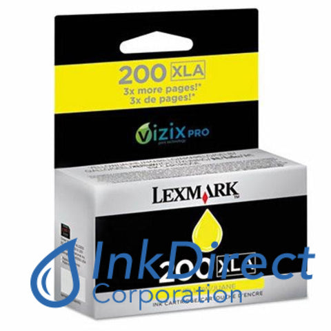 Genuine Lexmark 14L0200 Lex 200Xla Ink Jet Cartridge Yellow