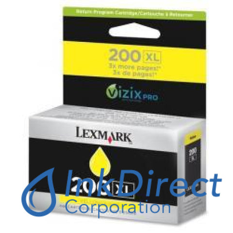Genuine Lexmark 14L0653 14L0176 Lex 200Xl High Yield Returned Program Ink Jet Cartridge Yellow