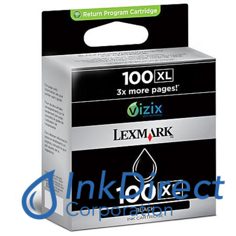 Genuine Lexmark 14N0683 Lex 100Xl Return Program High Yield Ink Jet Cartridge Black