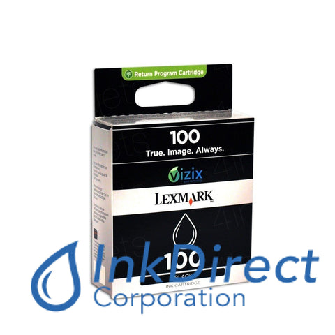 Genuine Lexmark 14N0820 14N1011 Lex 100 Standard Yield Return Program Ink Jet Cartridge Black , Multi Function S405, Impact S305, Interact S605, Intuition S505, Platinum Pro 905, Prestige Pro 805, Prevail Pro 705, Prospect Pro 205,