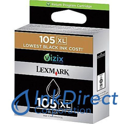 Genuine Lexmark 14N0822 14N1012 Lex 105Xl Return Program Ink Jet Cartridge Black