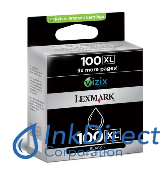 Genuine Lexmark 14N1068 Lex 100XL Return Program Ink Jet Cartridge Bla ...