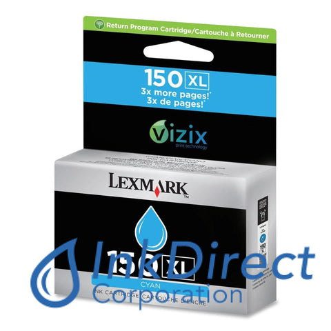 Genuine Lexmark 14N1615 Lex 150Xl Ink Jet Cartridge Cyan