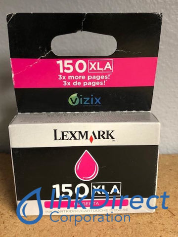 Genuine Lexmark 14N1646 Lex 150XLA Ink Jet Cartridge Magenta , Multi Function S315, S415, S515, Ink Direct Corporation
