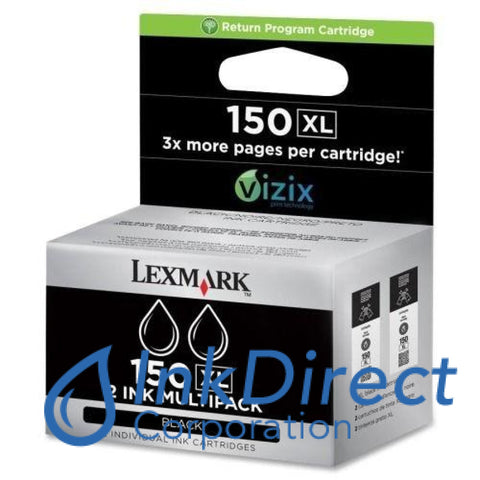 Genuine Lexmark 14N1813 Lex 150Xl Return Program Ink Jet Cartridge Black