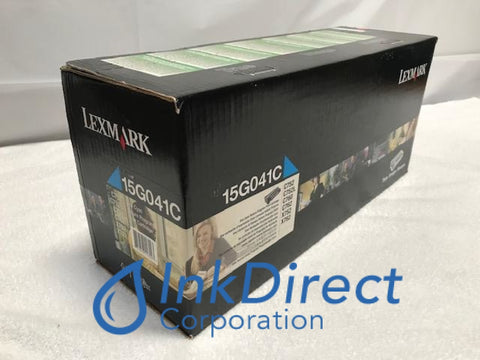 Genuine Lexmark 15G041C Return Program Print Cartridge Cyan, Laser Printer C752 , C752DN, C752DTN, C752L, C752LDN, C752LDTN, C752LN, C752N, C760, C760DN, C760DTN, C760N, C762 , C762DN, C762DTN, C762N, X752E, X762E, Ink Direct Corporation