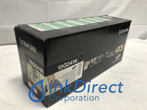 Genuine Lexmark 15G041K Return Program Print Cartridge Black, C752 , C752DN, C752DTN, C752L, C752LDN, C752LDTN, C752LN, C752N, C760, C760DN, C760DTN, C760N, C762 , C762DN, C762DTN, C762N, X752E, X762E, Ink Direct Corporation