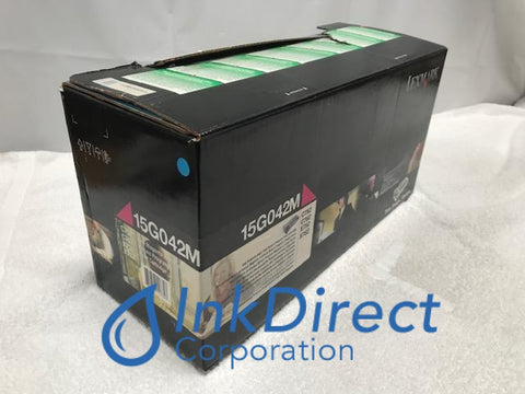 Genuine Lexmark 15G042M Return Program Print Cartridge Magenta C752 C752DN C752DTN C752N C762 C762DN C762DTN C762N C762N X752E X762E Print , Lexmark - Laser Printer C752 , C752DN, C752DTN, C752LDN, C752LDTN, C752LN, C752N, C760DN, C760DTN, C760N, C762 , C762DN, C762DTN, C762N, X752E, X762E, Ink Direct Corporation