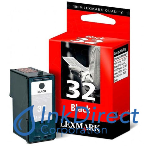 Genuine Lexmark 18C0032 Lex 32 Ink Jet Cartridge Black