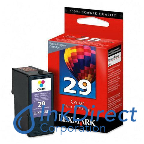 Genuine Lexmark 18C1429 Lex 29 Returned Program Ink Jet Cartridge Color