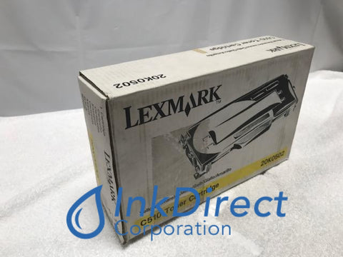 Genuine Lexmark 20K0502 Toner Cartridge Yellow C510 C510DTN C510N Toner Cartridge