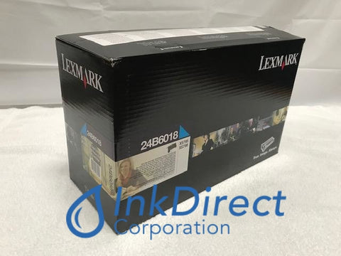 Genuine Lexmark 24B6018 Toner Cartridge Cyan Xs795Dte Xs798Dte Toner Cartridge , Lexmark - Multi Function XS795DTE, XS798DTE, Ink Direct Corporation