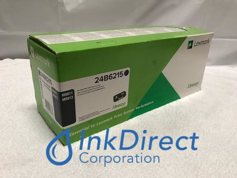 Genuine Lexmark 24B6215 Toner Cartridge Black Ms710 Ms711 Ms810Dtn Ms810N Ms811 Ms811Dn Ms811Dtn Ms811N Ms812De Ms812Dn Ms812Dtn Toner